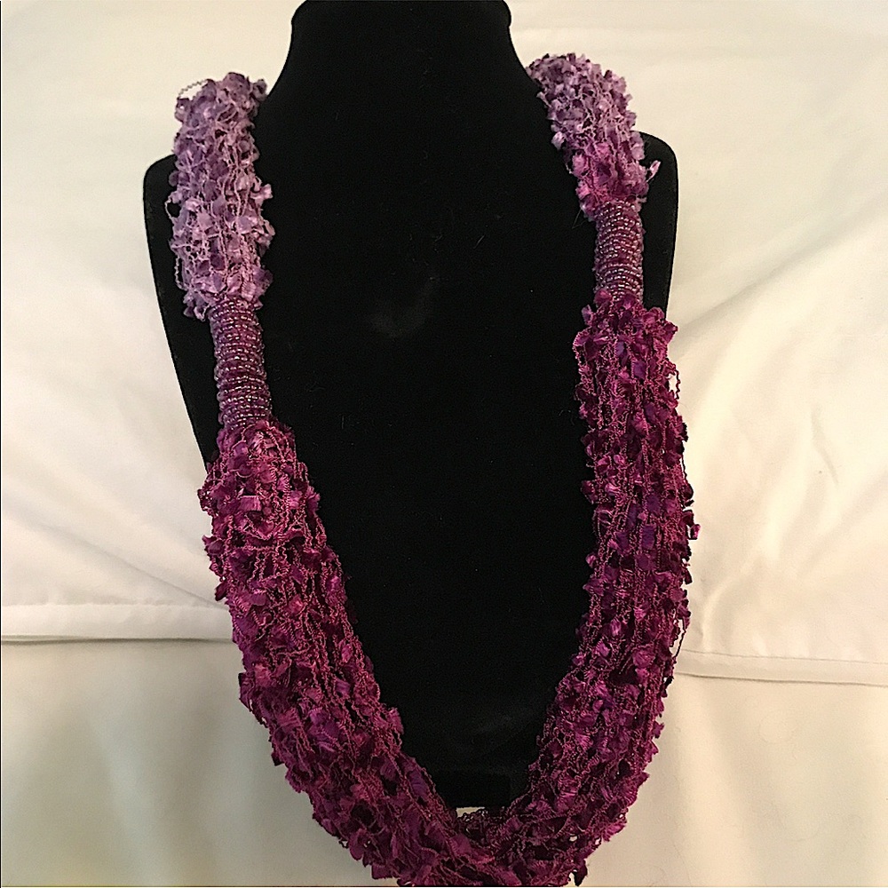 SOLD!!  Talbots Cloth Necklace